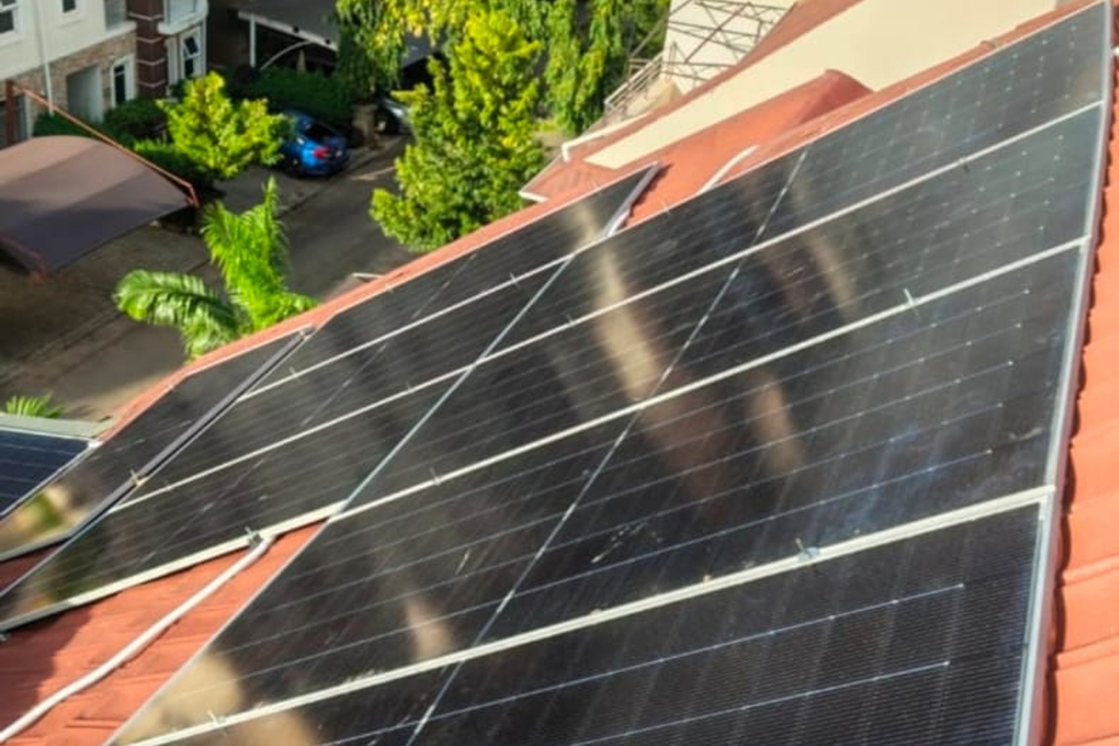Rooftop solar panel installation by JIL Solar Solutions